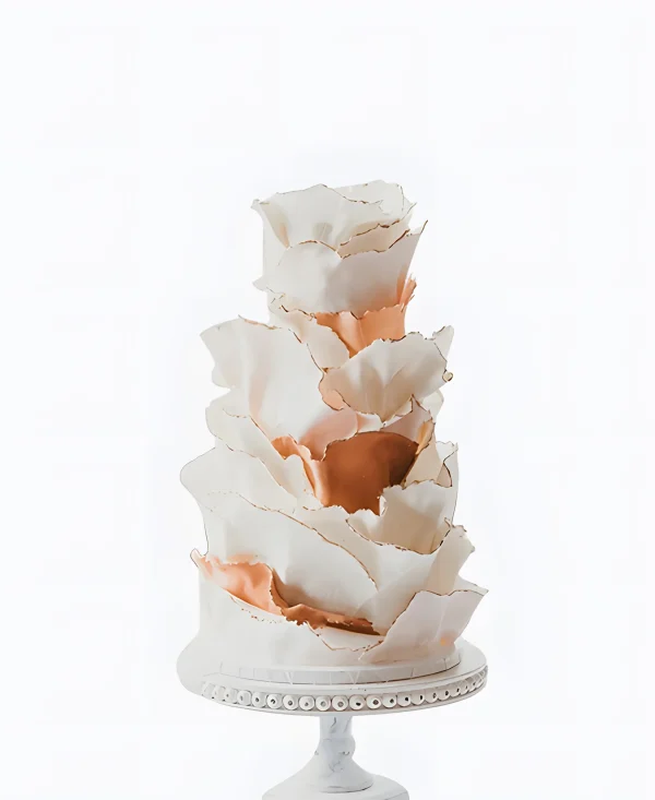 Эксклюзивный трендовый торт на свадьбу Фото