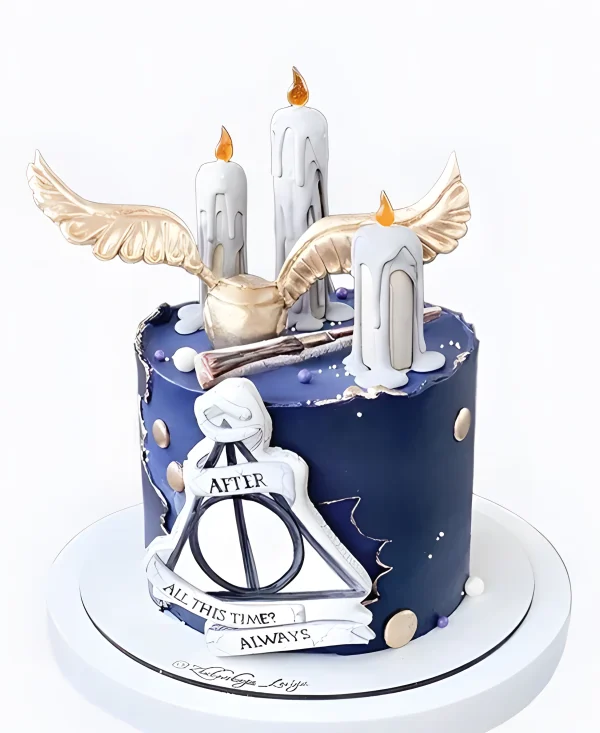 Эстетичный детский торт для Ревенклоу Фото