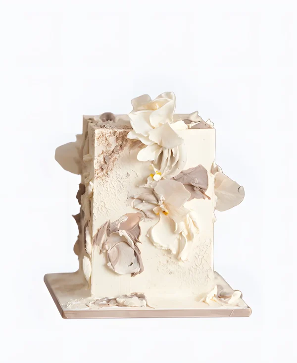 Эстетичный трендовый торт на свадьбу Фото