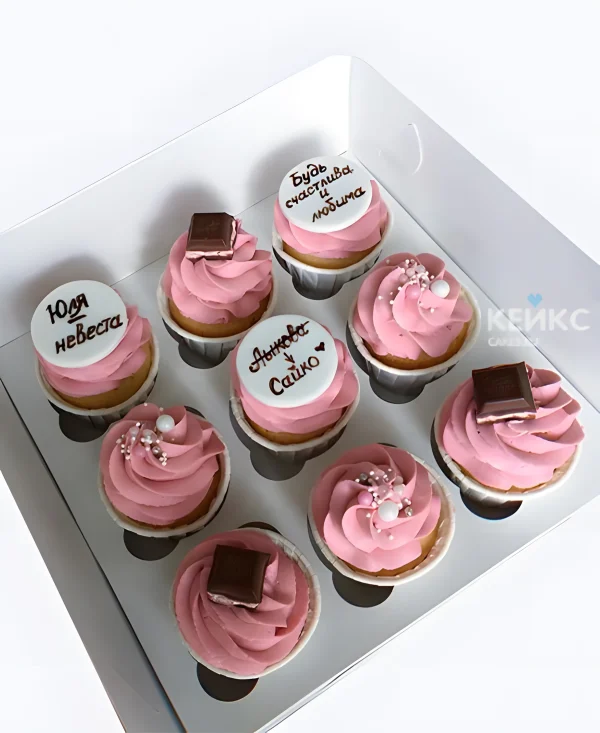 Капкейки на девичник Шоколадка Фото