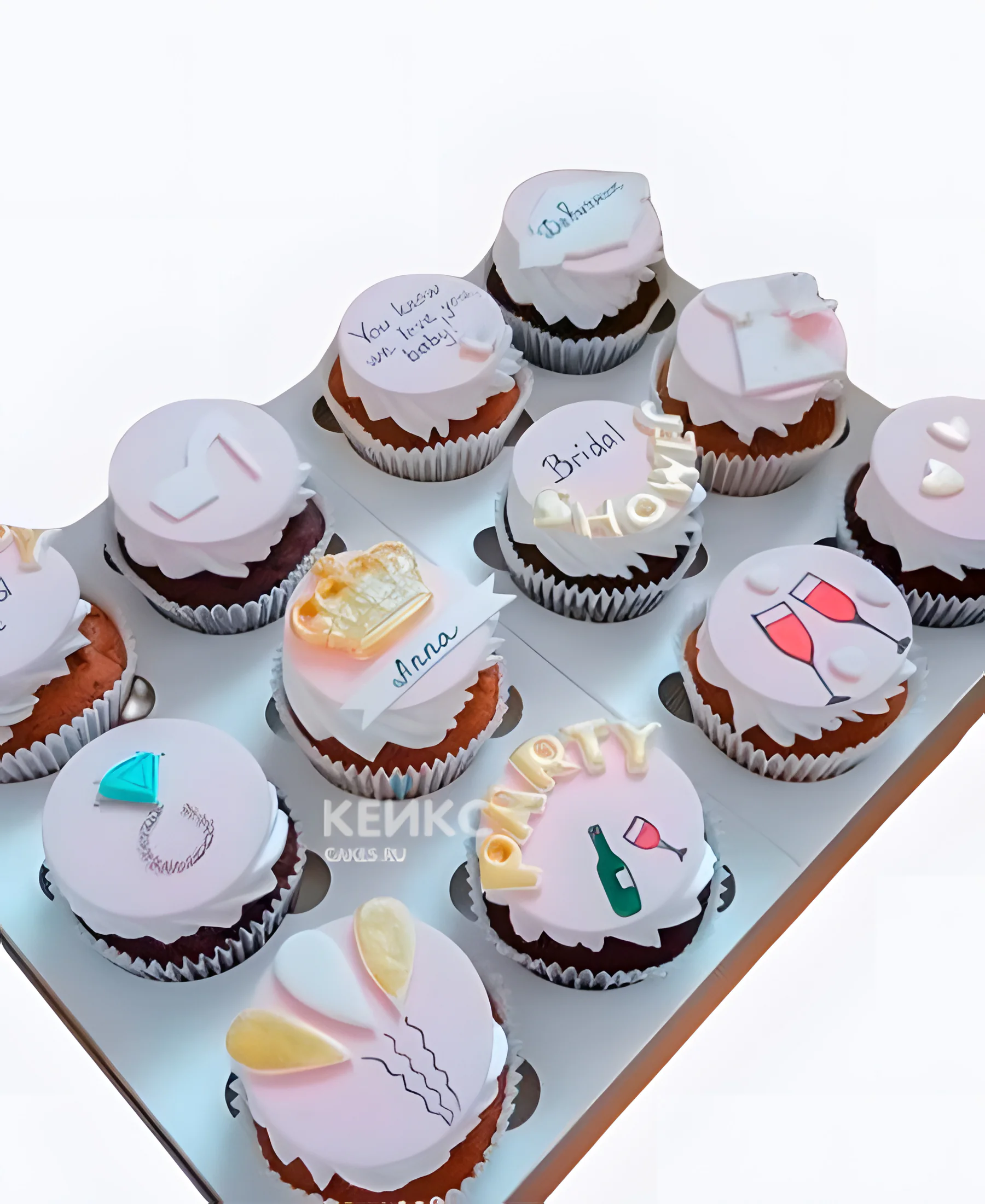 Капкейки на девичник Значки Фото