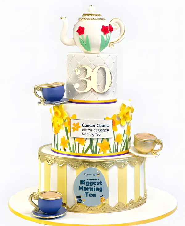 Корпоративный торт Чаепитие Фото