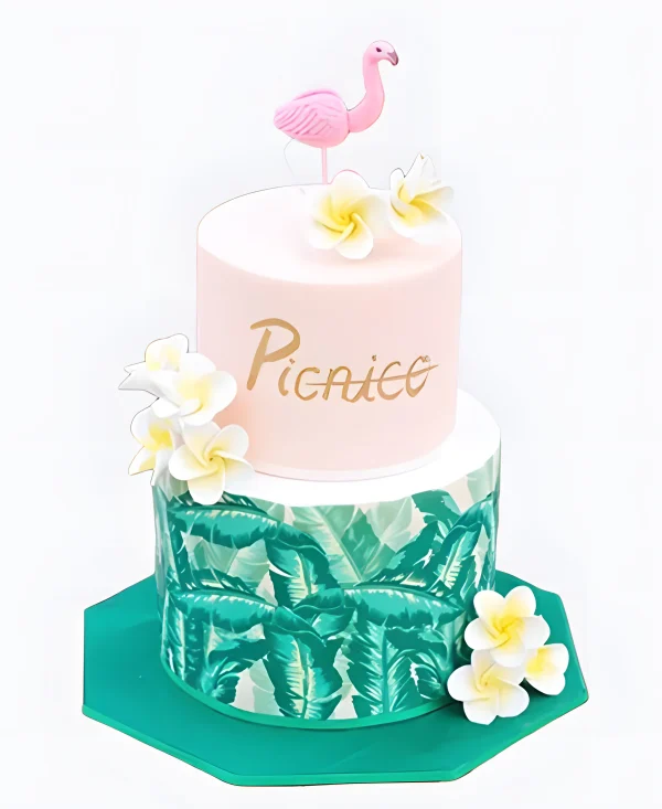 Корпоративный торт Фламинго Фото
