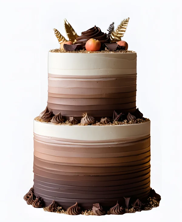 Корпоративный торт Шоколадный градиент Фото