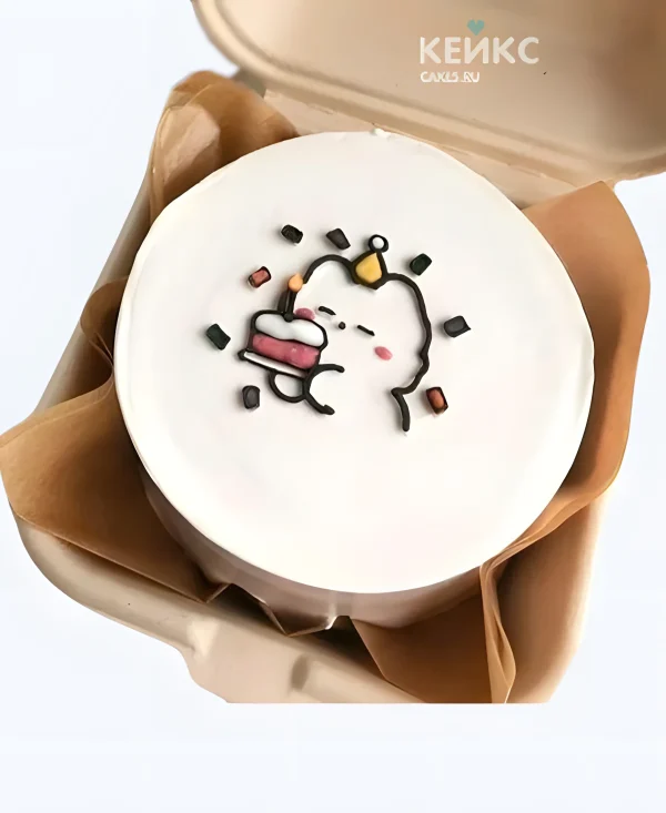 Очаровательный бенто-торт на 13 лет мальчику Фото