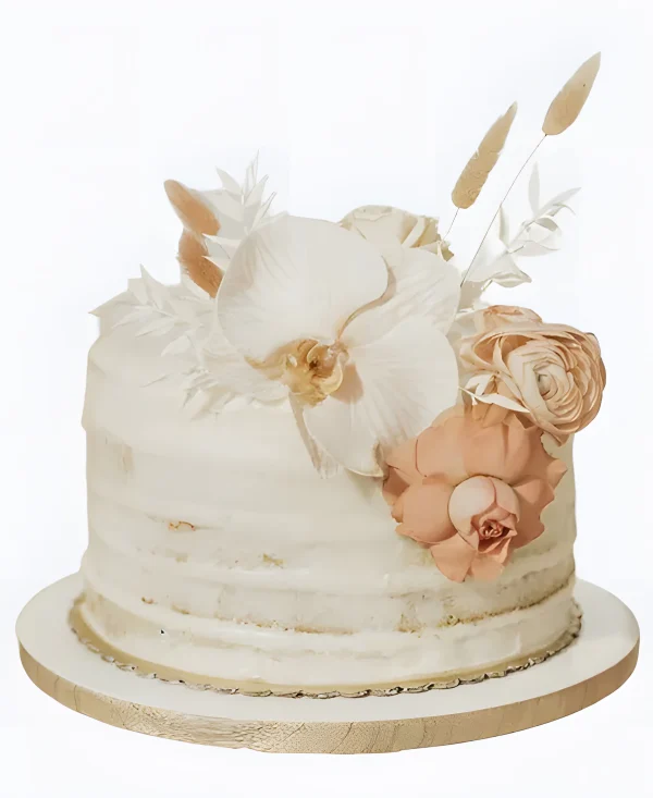 Открытый торт Орхидея нежности Фото