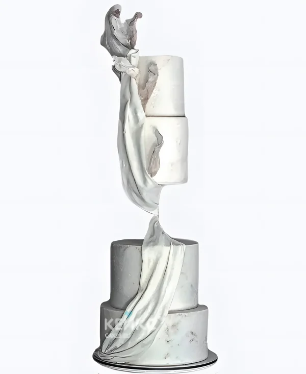 Шикарный свадебный торт Статуя Фото