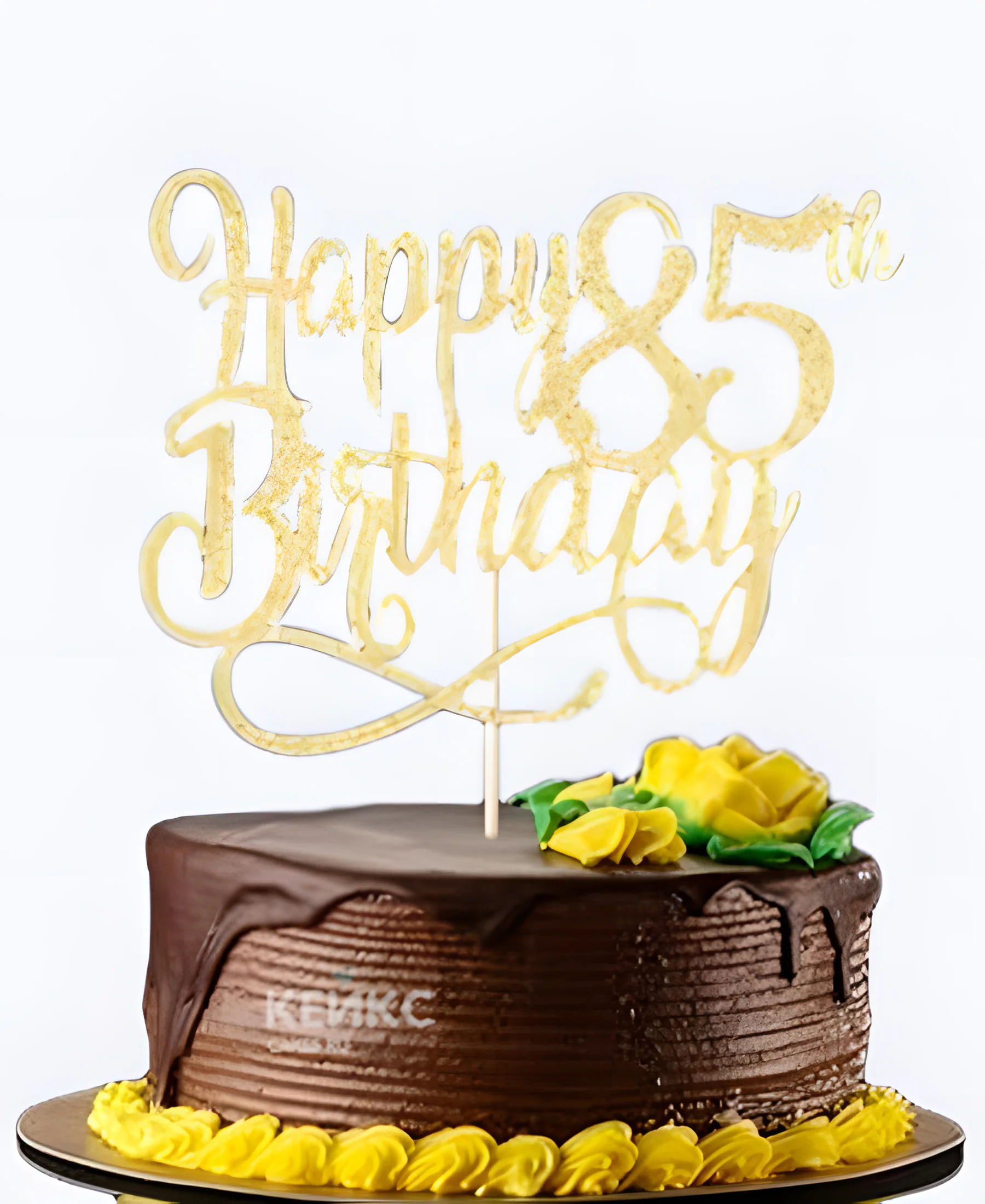 Шоколадный торт на юбилей 85 лет Фото