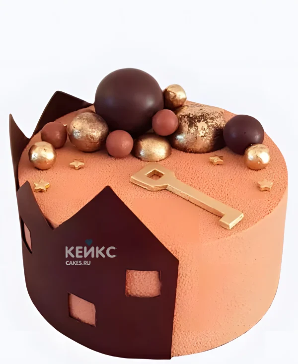 Шоколадный торт на новоселье Фото