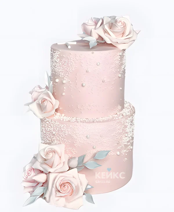 Свадебный торт Айвори Элегантность Фото