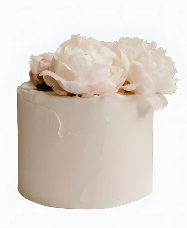 Свадебный торт Белые пионы Фото