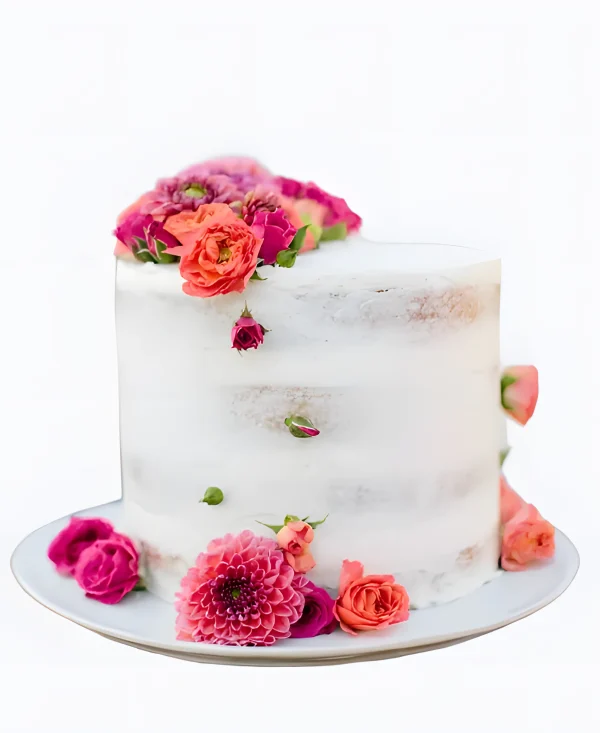 Свадебный торт Флора романтики Фото