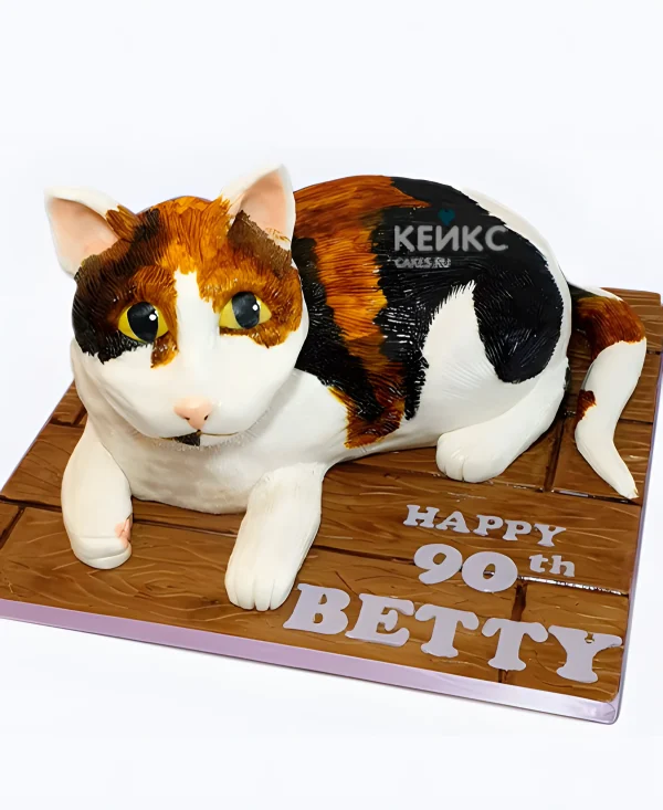 Торт в виде котика девочке Фото