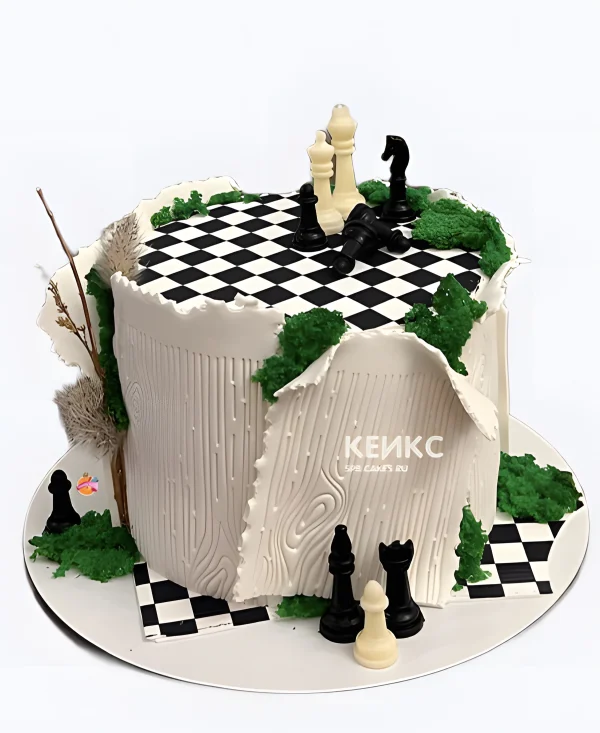 Торт для любителя шахмат Фото
