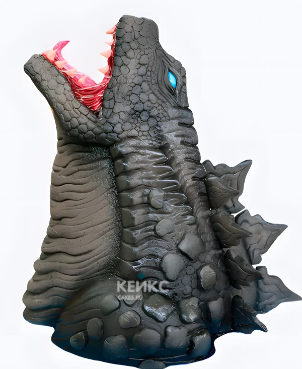 Торт Голова Годзиллы Фото