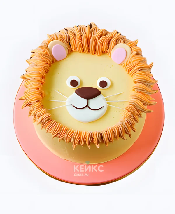 Торт Голова льва Фото