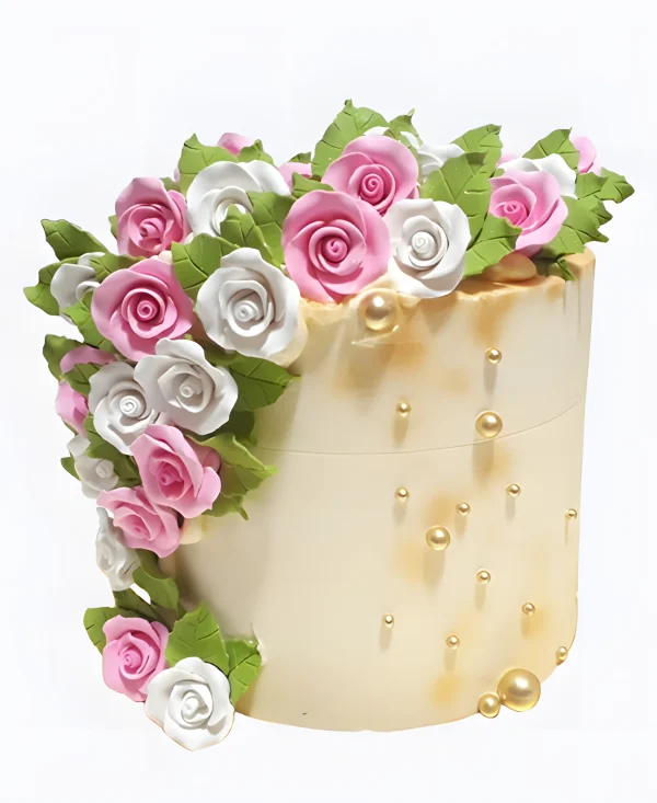 Торт Каскад роз Фото