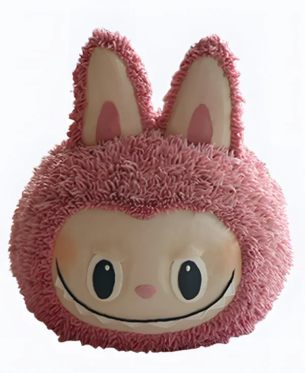 Торт Лабубу голова 3D Фото