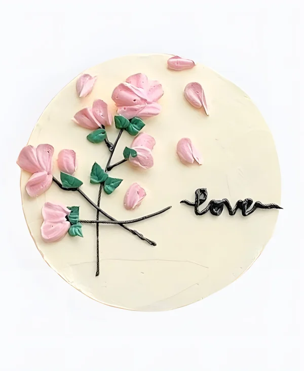 Бенто-торт Лепестки цветов Фото