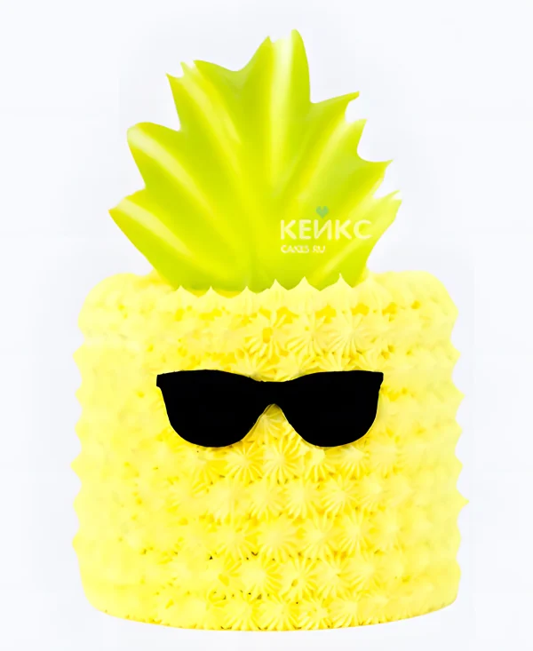 Торт лимонный ананас Фото