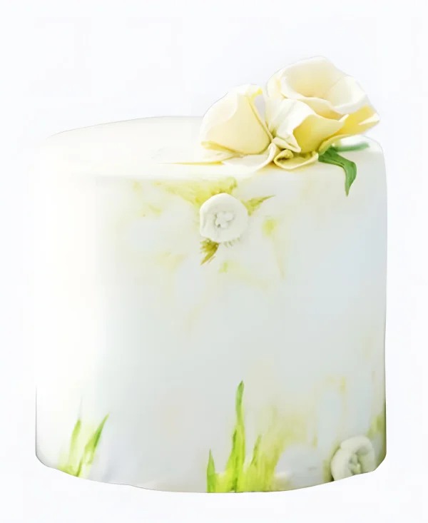 Торт Лимонный цветок Фото