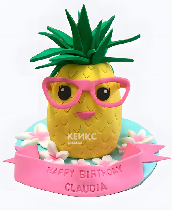 Торт мама-ананас Фото