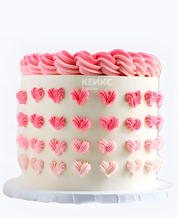 Торт на 14 февраля для любимой девушки Фото