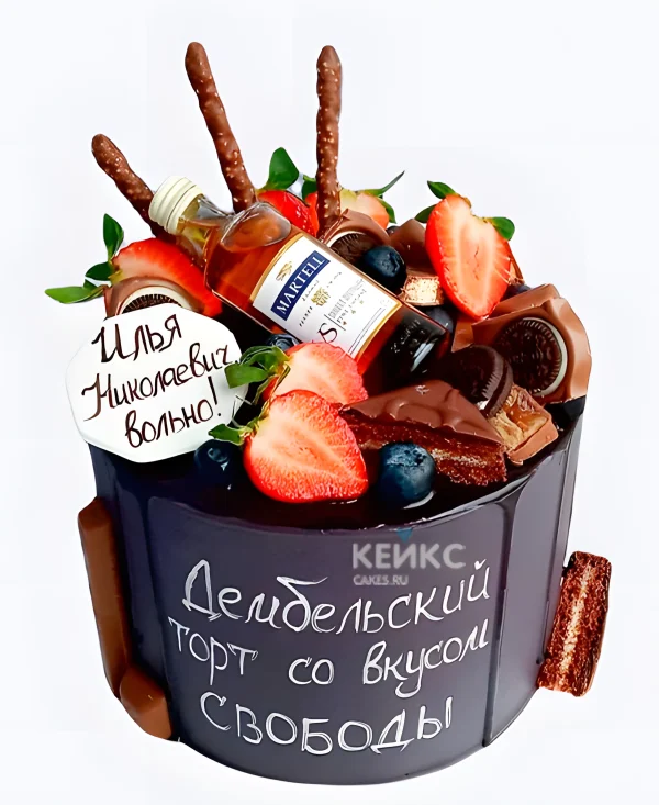 Прикольный торт на дембель сыну Фото