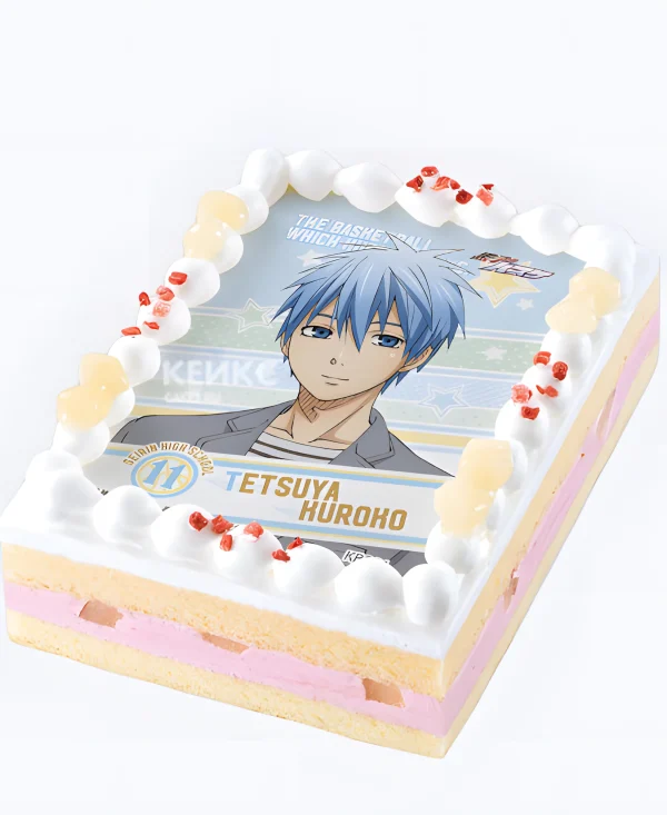 Торт с фотопечатью из аниме Баскетбол Куроко Фото