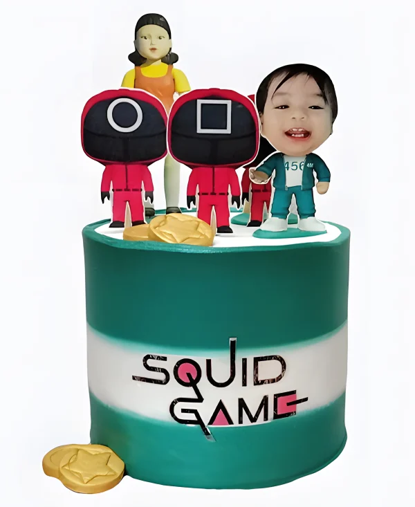 Торт полосатый с фото Фото