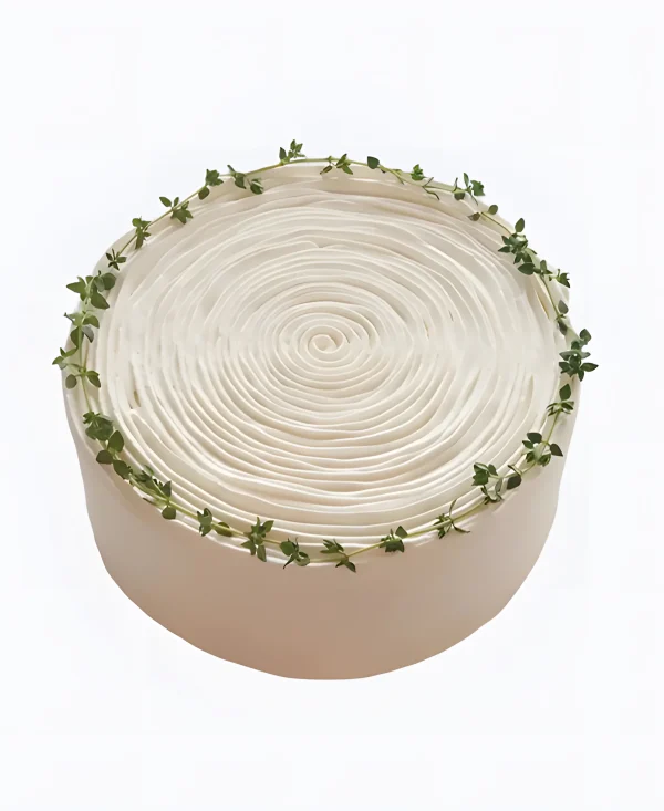 Торт Рифленый центр с веточкой Фото