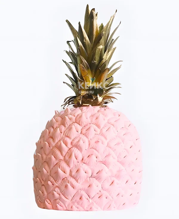 Торт розовый ананас Фото