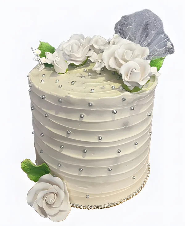 Торт Розы в серебре Фото