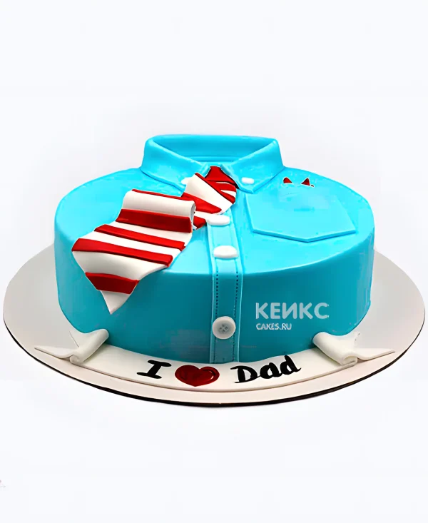 Торт рубашка с галстуком на день отца Фото