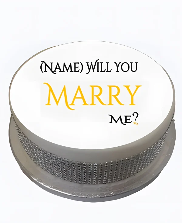 Торт с бусинами и фотопечатью на сватовство Фото