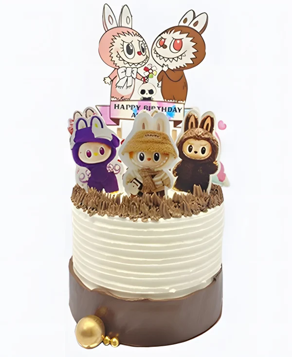 Торт с картинками Лабубу Фото