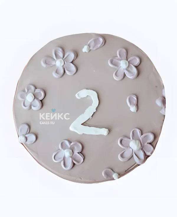 Торт с метрикой Полянка Фото