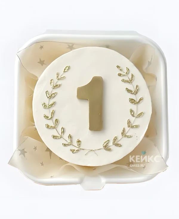 Бенто-торт на 1 месяц малышу Фото