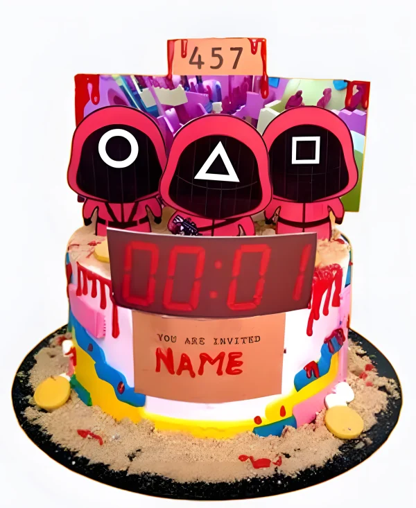 Торт с таймером Фото