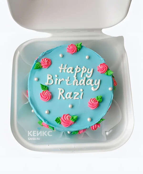 Торт в стиле Тиффани С Днем рождения Фото