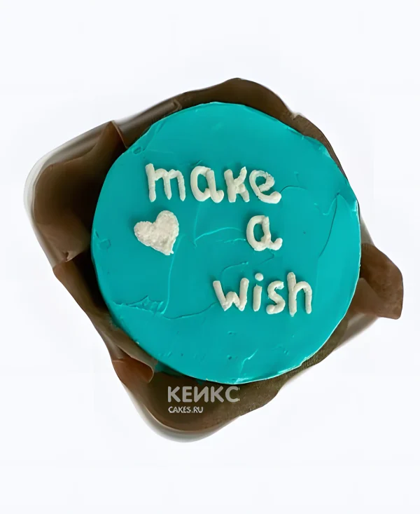 Торт в стиле Тиффани с надписью Фото