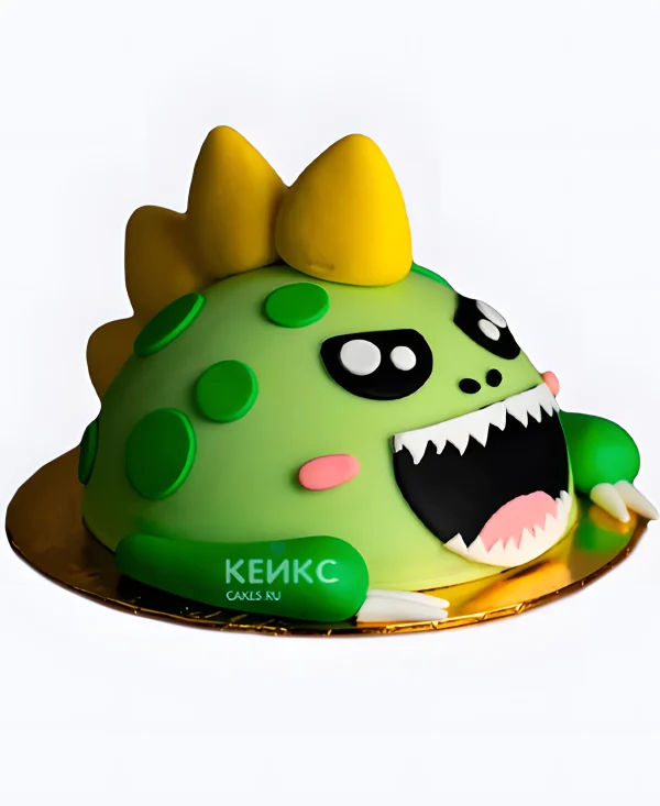 Торт в виде Динозаврика Фото