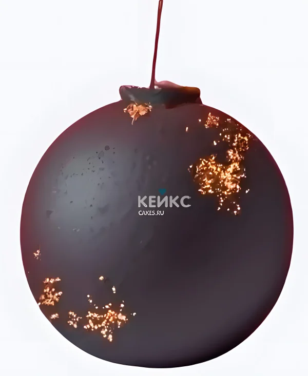 Торт в виде бомбы с блестками Фото