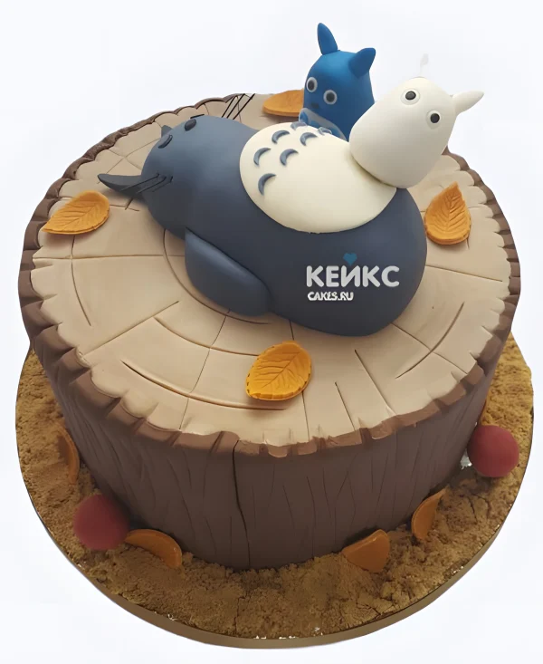 Торт на день рождения фанату аниме Мой сосед Тоторо Фото