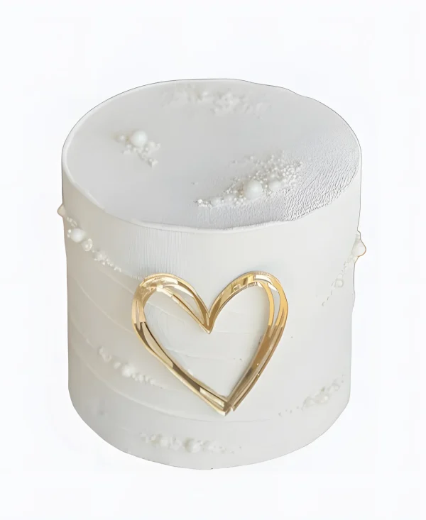 Торт велюровый Золотое сердце Фото