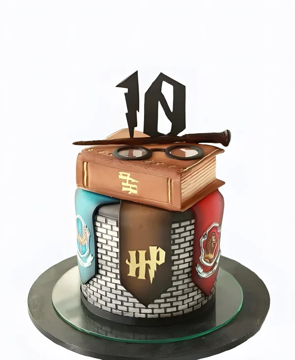 Тортик на день рождения 10 лет Гарри Поттер Фото