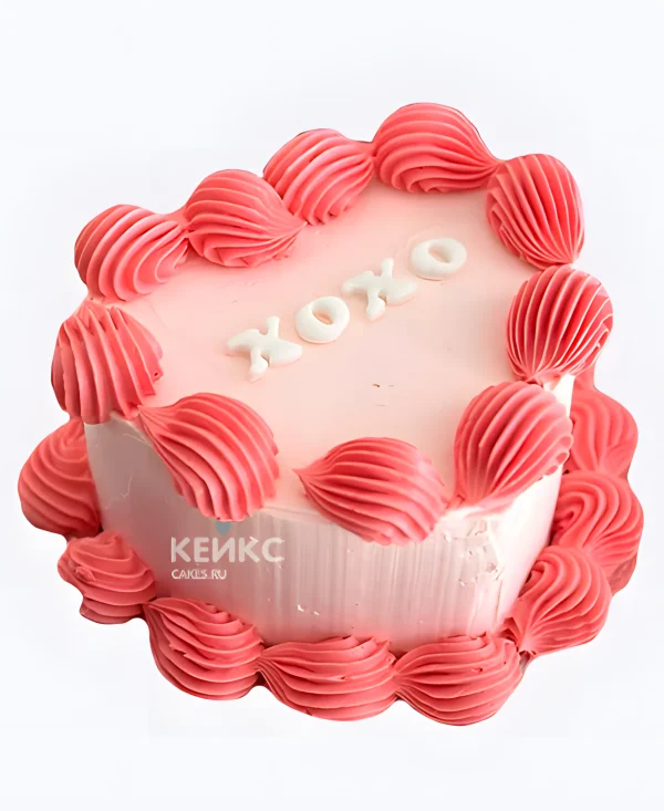 Воздушный торт на 14 февраля Фото