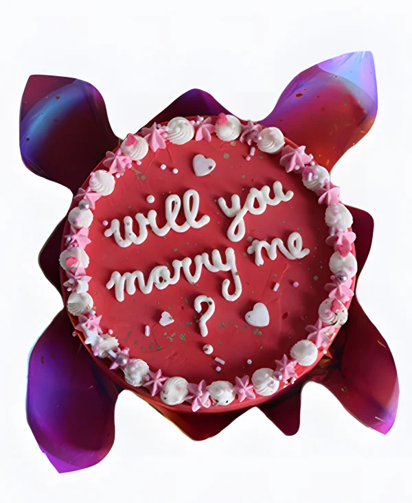 Торт на на сватовство от жениха невесте Фото