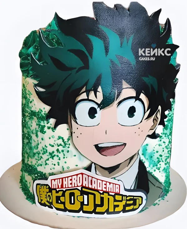 Торт на день рождения фанату My Hero Academia Фото