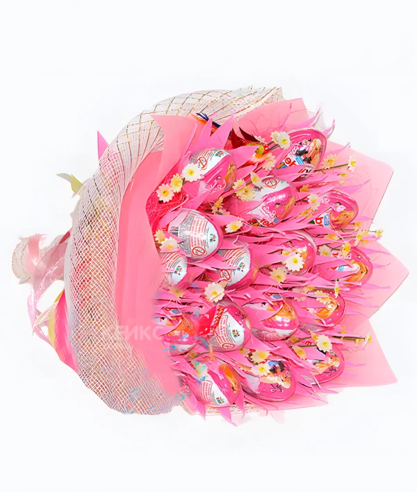 Букет девочке из конфет 1 Фото